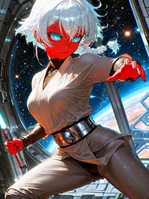 Cover of A Young Girl's War Between the Stars [Youjo Senki/Star Wars]