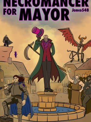 Cover of Necromancer for Mayor [LitRPG • Town Builder • Strong Mage]