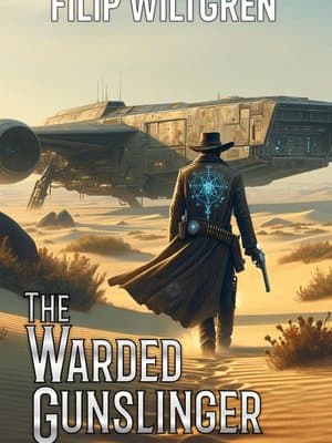 Cover of The Warded Gunslinger [A Space Western with Magic]