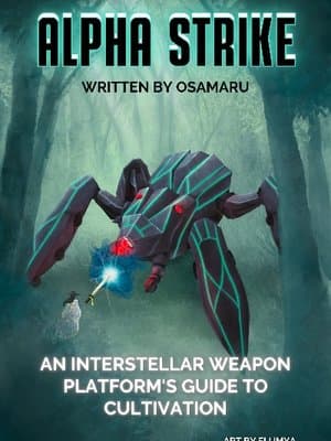 Cover of Alpha Strike: [An Interstellar Weapons Platform’s Guide to Organized Crime] (Book 3 title)