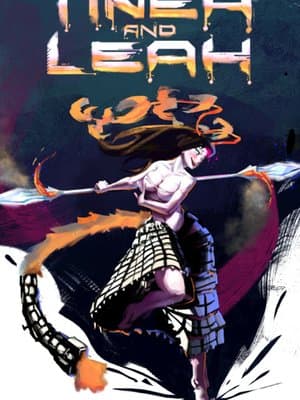 Cover of Tinea and Leah [Cyberpunk, Alien Incursions, Murder and Mayhem, Sapphic Romance (WLW)]