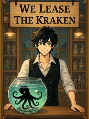 Cover of We Lease The Kraken! - A LitRPG Pet Shop System Story.
