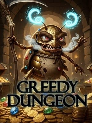 Cover of Greedy Dungeon (A Meanspirited Monetary Dungeon Core Lit-Rpg)