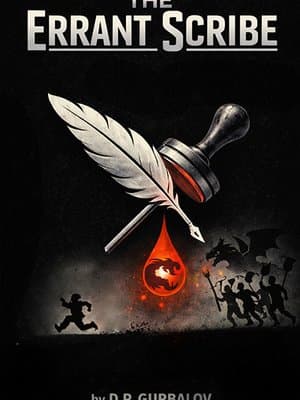 Cover of The Errant Scribe [Dark Comedy, Strategy, Sci-Fi Fantasy]